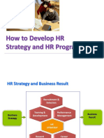 Cara Menyusun HR Strategy and Programs