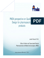 PMDA Perspective On Quality by Design For Pharmaceutical Products