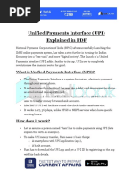 Unified Payments Interface UPI Explained in PDF