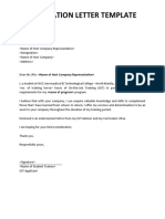 Application Letter Template