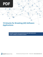 19 Attacks for Breaking Applications