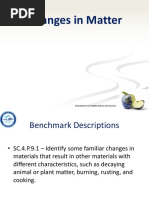 Changes in Matter: Department of Mathematics and Science