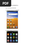 Setup Guide For Android 2.X: Step 1: Connecting To Cityu Wlan