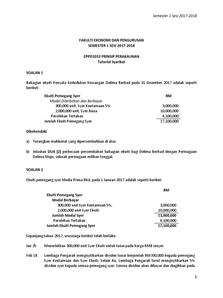 Tutorial Syarikat Pdf