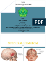  Hematoma Subdural Presentasi Kasus