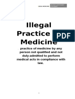 Illegal Practice of Medicine