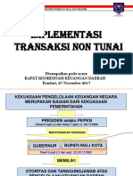 Implementasi Transaksi Non Tunai di Pemerintah Daerah