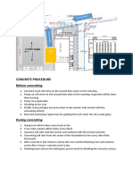 Concrete Procedure Before Concreting: Owner Office