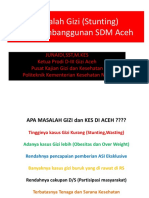 Stunting Dan Masalah Bagi SDM Aceh