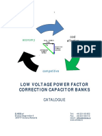 Low Voltage Power Factor Correction Capacitor Banks: Catalogue