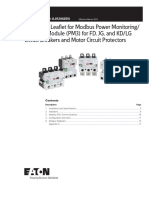 Instruction Leaflet For Modbus Power Monitoring/ Metering Module (PM3) For FD, JG, and KD/LG Circuit Breakers and Motor Circuit Protectors