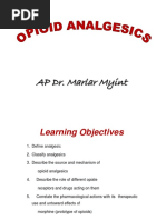 AP Dr. Marlar Myint: Narcotic (Opioid) Analgesics