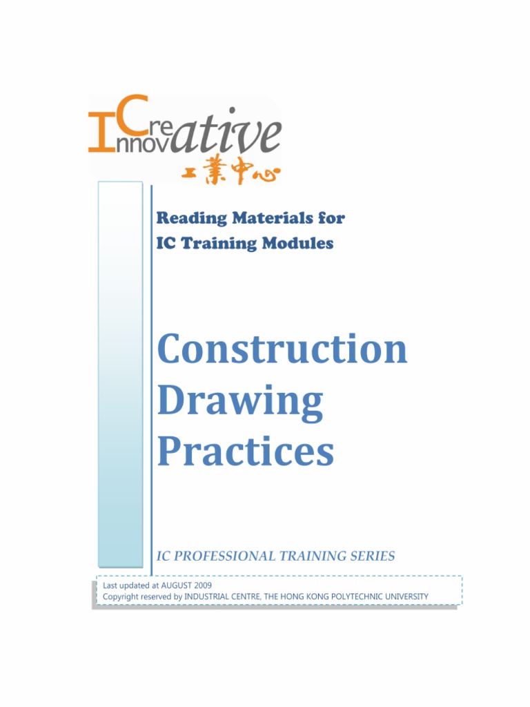IC Workshop Materials 09 - Construction Drawing Practices PDF | PDF