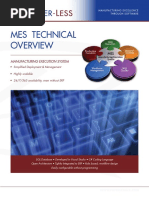 Paper-Less MES TechnicalOverview