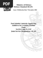 Ministry of Defence Defence Standard 68-251: Issue 2 Publication Date 7 December 2001