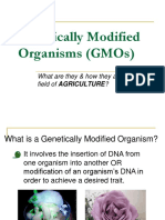 Genetically Modified Organisms GMOs