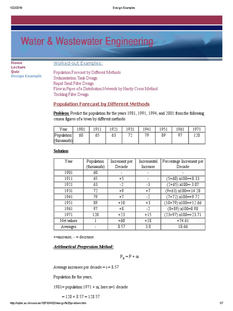 Design Examples PDF Filtration Chemical Engineering