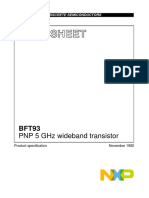 Data Sheet: PNP 5 GHZ Wideband Transistor