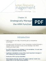 Strategically Managing The HRM Function CHP 16
