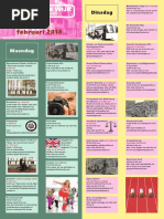 Muuragenda Huis Van de Wijk Buitenveldert  Amsterdam Februari 2018