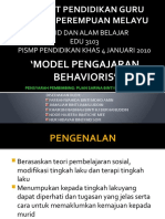 Model Pengajaran Behavior Is