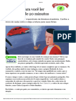 10 Contos para Você Ler em Menos de 20 Minutos