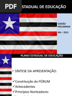Plano Estadual de Educaçâo Maranhão