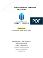 Sejarah Perkembangan Televisi Di Indonesia Makalah