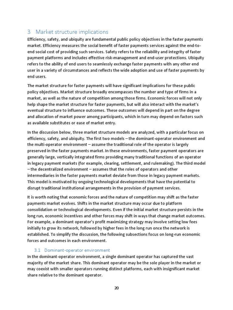 3 Market Structure Implications | PDF | Decentralization | Competition