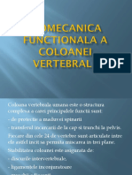 Biomecanica Functionala Coloana