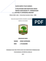 TUGAS KOK Analisis Karya Tulis Ilmiah Tentang Pelatihan Dan Motivasi Kerja