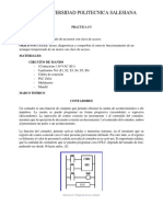 Apagado y Prendido de Un Motor Con Un Solo Pulsante Mediante Un PLC