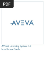 Aveva Licensing System Installation Guide