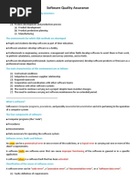 Software Quality Assurance