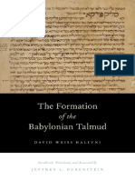 The Formation of The Babylonian Talmud