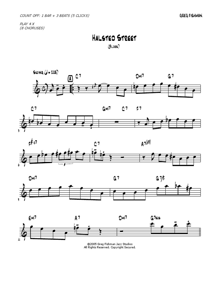 Greg Fishman Jazz Saxophone Etudes Vol.1 (Bb,Eb) Only the Etudes.pdf