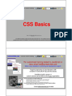 Css Basics: For Customized Training Related To Javascript or