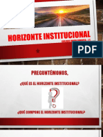 Horizonte Institucional Ppt