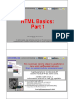 HTML Basics:: For Customized Training Related To Javascript or