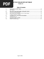 Getting Familiar With SAP Tables