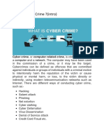 What Is Cyber Crime
