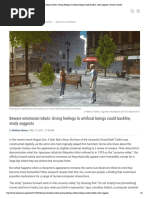 Beware Emotional Robots_ Giving Feelings to Artificial Beings Could Backfire, Study Suggests _ Science _ AAAS