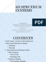 Spread Spectrum Systems: Compiled By: Sanjay Kumar Chaudhary Be Elex & Comm-B-46-Iv/I 2065-01-31 Acme Engineering College