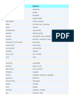 English Personality Adjectives