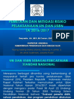 Pemetaan Dan Mitigasi Risiko Pelaksanaan UN 2017 - Inspektorat 2