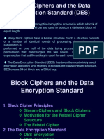 Block Ciphers and The Data Encryption Standard (DES)