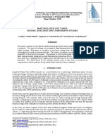 Base Isolated LNG Tanks Seismic Analyses and Comparison Studies