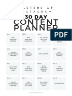 30 Day Content Planner Embedded 2 PDF