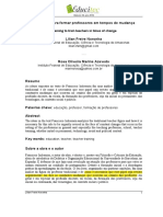 Formação de professores em tempos de mudança