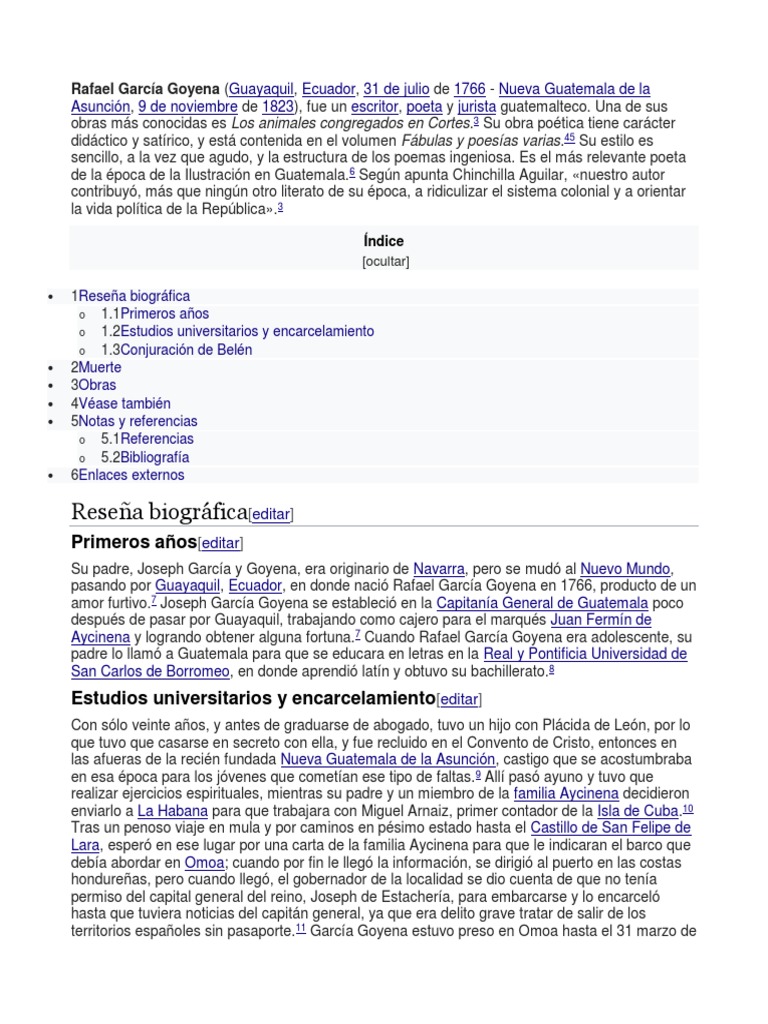 Rafael García Goyena.docx Guatemala Ficción y literatura